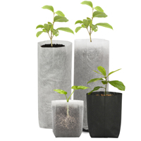 Sacs de culture non tissés pour aménagement paysager, 2, 4, 6, 8, 10 cm, pour plantes, arbres et semis de fruits