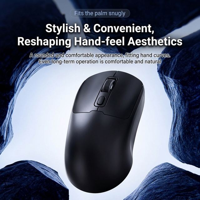 M4 for Wireless Optical Sensor Mouse for MacBook Pro Laptops Ergonomic Silent Rechargeable with USB-C Port