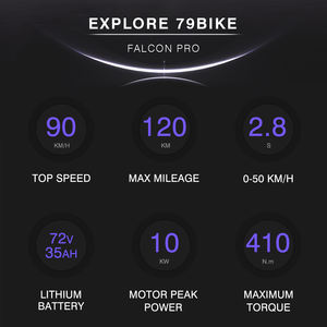 จักรยานไฟฟ้าวิบาก72V 8500W 79 Falcon Pro - Product Image 3