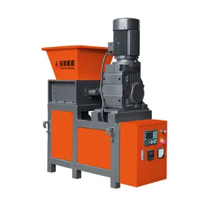 Automatic Scrap Metal Machine Bottle Recycle Waste OTR Tire Wood Cardboard Car Tyre Plastic Double Shaft Shredder and Crushers