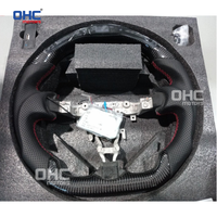 Volant LED pour Nissan 370z Z34 en fibre de carbone, entrepôt américain, 2008-2020, avec indicateur de changement de vitesse LED