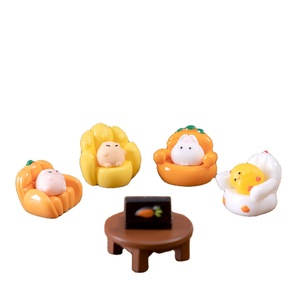 Mini Figuras de Animales: Gato, Cerdo, Conejo, para Sofá, Regalo de Cumpleaños, Boda, Aniversario, Escultura de Animales en Miniatura Kawaii, para Jardín de Hadas - Product Image 1