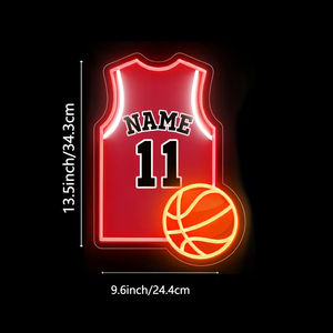 Op maat gemaakte neonreclame - Gepersonaliseerde UV-geprinte wanddecoratie - Dimbare LED-verlichting - Perfect USB-aangedreven cadeau voor de kamer - Product Image 2