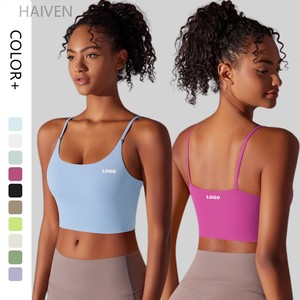 OEMODM Sport-Unterwäsche Lauf-Tanktop Fitness-BH Yoga-Kleidung Damen Sport-BH Gepolsterter Yoga-Workout-Crop-Top mit Integriertem BH - Product Image 1