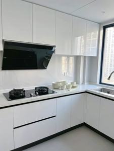 Armoire de cuisine moderne en gros nouveau design <span class=keywords><strong>pas</strong></span> <span class=keywords><strong>cher</strong></span> meubles modulaires de cuisine en forme de L armoires garde-<span class=keywords><strong>manger</strong></span> usine de Foshan - Product Image 4