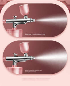 Atomizador Facial de Oxígeno de Alta Presión Recargable, Agarre Ergonómico para la Cintura, Atomizador de Niebla Nano, 2 Modos para Hidratación Facial y Cuidado de la Piel - Product Image 4