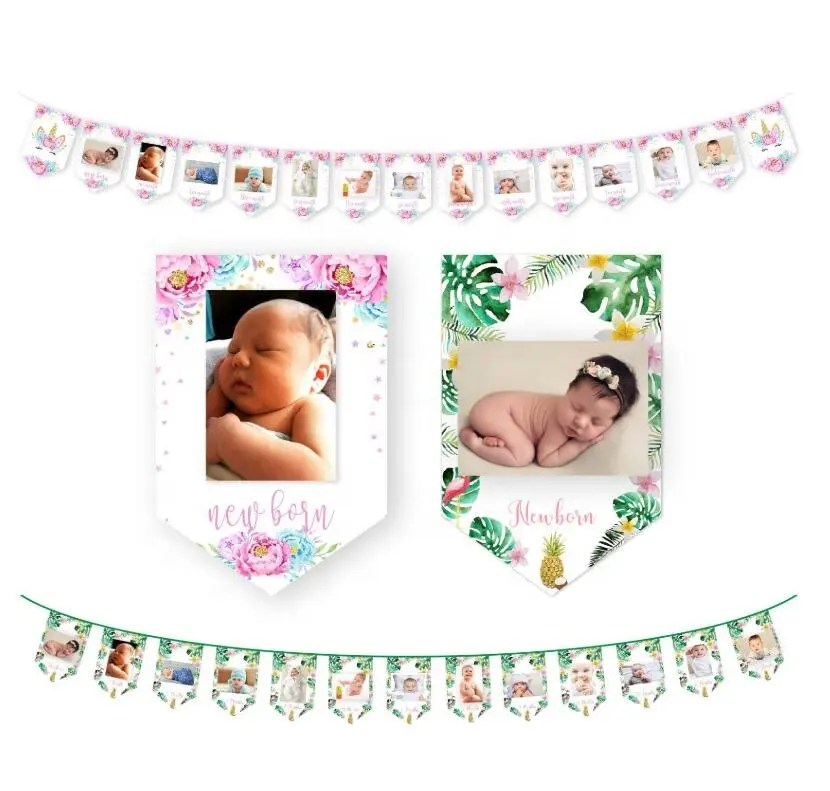 Baby 1st Verjaardag Jongen Meisje 12 Maand Foto Banner Ik Ben Een Photo Booth Banner Mijn Eerste Verjaardag Decoraties kids