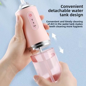 Irrigador Bucal Eléctrico Portátil, <span class=keywords><strong>Limpiador</strong></span> <span class=keywords><strong>Interdental</strong></span>, Resistente al Agua IPX7, con Batería Integrada - Product Image 4