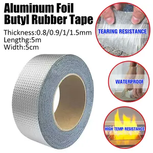 Abendo Super Sterke Lijm Permanente Waterdichte Reparatie Aluminium Butyl Tape Geschikt Voor Dak Lek, Oppervlak Crack