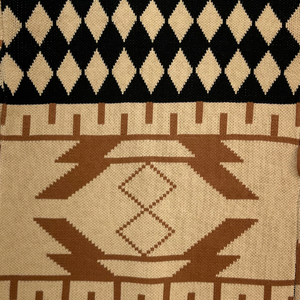 Cardigan en tricot <span class=keywords><strong>mi</strong></span>-<span class=keywords><strong>long</strong></span> de haute qualité, style tribal Navajo occidental, à motifs géométriques, avec bordure à franges et ceinture, en tricot lisse, style Duster - Product Image 3