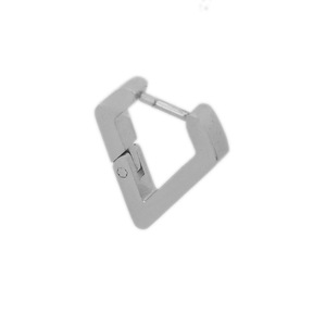 Pendientes de Aro Geométricos Plateados de Diseño Simple y Estilo Minimalista 2026, Pendientes Unisex de Acero Inoxidable, Joyería de Moda - Product Image 6