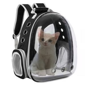<b>Cat</b> Bag Pet <b>Backpack</b> Out Portable Transparent Capsule Pet Bag Out <b>Cat</b> Supplies Breathable Shoulder Bag - Product Image 1