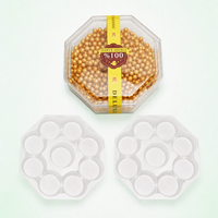 Boîte Cadeau Octogonale en Plastique Transparent Vide pour Biscuits, Bonbons, Ginseng, Ganoderma, Cordyceps – Emballage de Présentation en Gros
