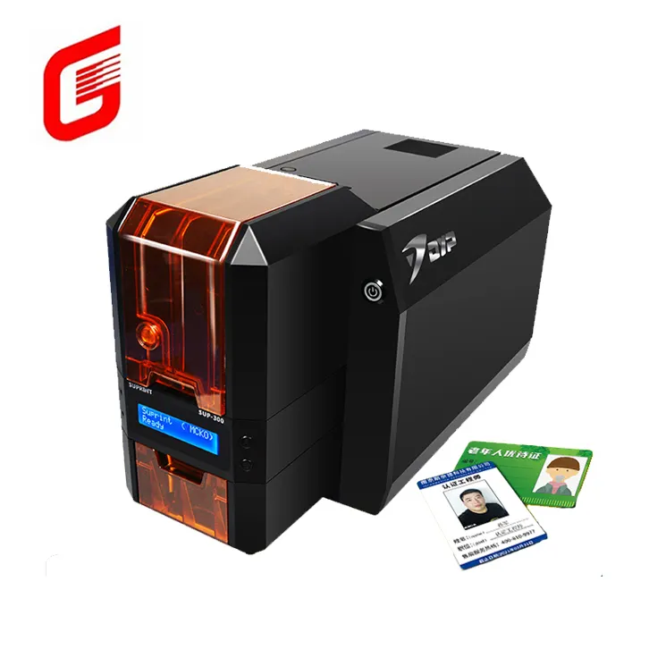 cheapest single side printer Suprint SUP-300 Dye-sublimation id card Printer