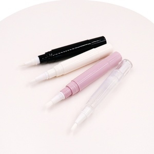 ปากกาใสแบบหมุนขนาด 3 มล. สำหรับบรรจุน้ำมันบำรุงเล็บพร้อมแปรง  แบบกำหนดโลโก้ได้  ขายส่งจำนวนมาก  ขวดเปล่าสีดำขนาด 5 มล. สำหรับน้ำมันบำรุงเล็บแบบหมุน - Product Image 4