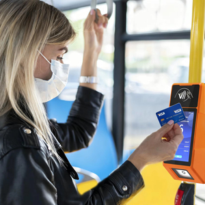 Magnetic North M10A Validateur de cartes de bus Android EMV L1 L2 <span class=keywords><strong>VISA</strong></span> Mastercard, avec 4G et NFC, pour billetterie de transport en commun - Product Image 1