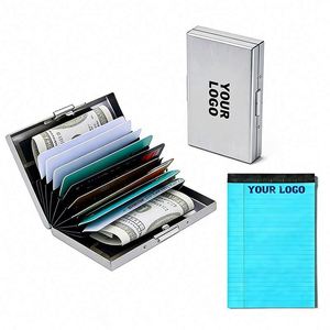 Porta Tarjetas de Identificación de Lujo para Hombre, Regalo Promocional, Estuche para Tarjetas de Visita con Logotipo Personalizado - Product Image 1