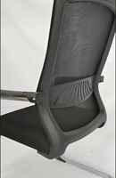 Chaise de bureau en maille sans roulettes, prix bas, vente en gros d'usine, mobilier de maison, chaises de conférence, chaise de personnel de bureau