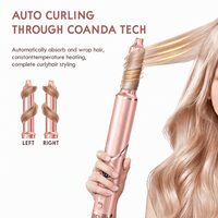 Kit Penata Rambut Plasma Ionik Model 8 1 Terbaru 1400W Pengering Kuat Sikat Aliran Udara Coanda Paduan Aluminium 3-Kecepatan Kustom