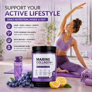 Complément alimentaire pour la santé de la peau OEM, soin de la peau, des cheveux et des ongles, poudre de collagène <span class=keywords><strong>pure</strong></span> à boire, poudre de vitamine C, collagène pour la beauté de la peau - Product Image 5