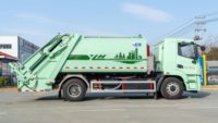 Camion à ordures compacteur entièrement électrique 4x2 automatique de 18 tonnes