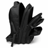 Sac à dos tactique pour hommes et femmes, 35L, sac d'assaut extérieur avec grande capacité, fermeture éclair étanche et porte-bouteille