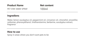 Semprotan manajemen perilaku hewan peliharaan, semprotan pelatihan kucing anjing perilaku buruk bahan alami aman untuk semprotan korektor anjing peliharaan - Product Image 6