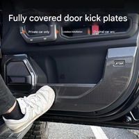 Accessoires de voiture Protège-pieds de porte anti-rayures anti-poussière Accessoires de paillasson Intérieur pour Jetour T2 Traveller