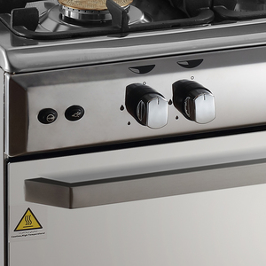 Cucina a Gas Indipendente da 30 Pollici con 5 Fornelli, <span class=keywords><strong>Forno</strong></span> Singolo <span class=keywords><strong>in</strong></span> Acciaio Inox, Doppia Porta <span class=keywords><strong>in</strong></span> Vetro, Controllo Meccanico del Timer, Capacità <span class=keywords><strong>Forno</strong></span> 60L - Product Image 2