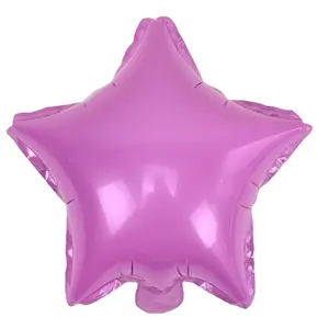 10英寸迷你尺寸气球婚礼派对装饰糖果色紫色星星气球