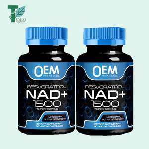 Nhãn hiệu riêng NAD + Viên nang resveratrol cho năng lượng thúc đẩy và hỗ trợ chức năng não khỏe mạnh - Product Image 1