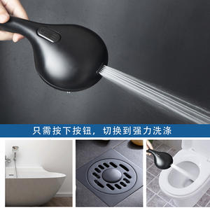 Pommeau de Douche Massant Effet Pluie 5,5 Pouces avec Rotule Réglable, Ensemble de Douche Économe en Eau à 8 Fonctions pour Salle de Bain - Product Image 5