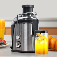 Extracteur de fruits commercial multifonctionnel 350ML 220V 400W avec commande par bouton, presse-agrumes électrique domestique