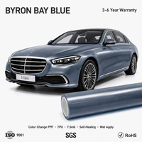 Film de protection automobile PPF pour voiture, film de protection changeant de couleur, auto-réparateur, épaisseur 7,5 mil, TPU haute résilience, anti-rayures, résistant aux taches, en rouleau