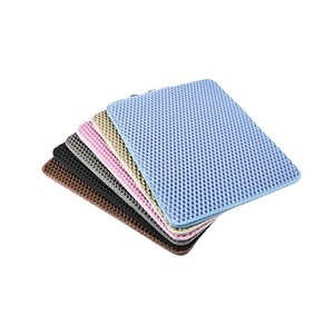Double Layer Cat Litter <b>Mat</b> Extra <b>Large</b> Thick Waterproof Breathable Rectangle Pet <b>Mat</b> For Cat Litter Box Accessories - Product Image 2