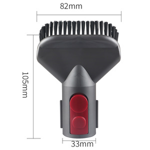 Tête de brosse pour aspirateur compatible Dyson, brosse ronde 82mm x 105mm x 33mm pour V7 V8 V10 V11 V15, usage domestique - Product Image 1