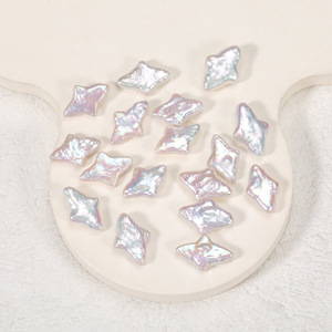 Suministro al por Mayor de Perlas de Agua Dulce Desnudas de 9-10 mm, Cuentas Redondas Sueltas y Resistentes con Ligeros Defectos, Producto Nuevo Natural - Product Image 3