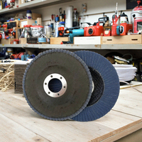 Offre Spéciale Disque à Lamelles Flexible en Carbure de Silicium et Oxyde d'Aluminium de 4,5 et 5 Pouces, Dureté Moyenne, 115 mm