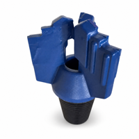 Foret grattoir de 6 pouces à 3 ailettes en acier inoxydable forgé, lot de 1 pièce pour puits d'eau et pièces de machines minières