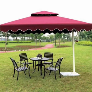 Parasol extérieur moderne en aluminium de haute qualité avec base, grande taille 2,5 m pour jardin et <span class=keywords><strong>mobilier</strong></span> d'extérieur - Product Image 1