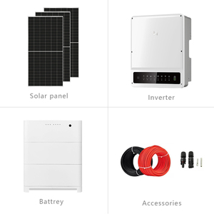 Sistema Solar Híbrido GOODWE de 10KW, 5kw, 8kw, 6kw Trifásico con Batería, Conjunto Completo, Paneles de Alta Eficiencia de Silicio Monocristalino - Product Image 5