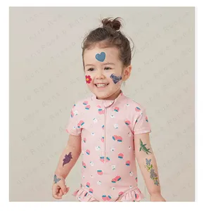 custom design company logo waterproof removable tattoo stickers temporary tattoos for kids