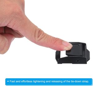 Hebillas de presión metálicas para correas de amarre de 5 mm, color negro - Product Image 5