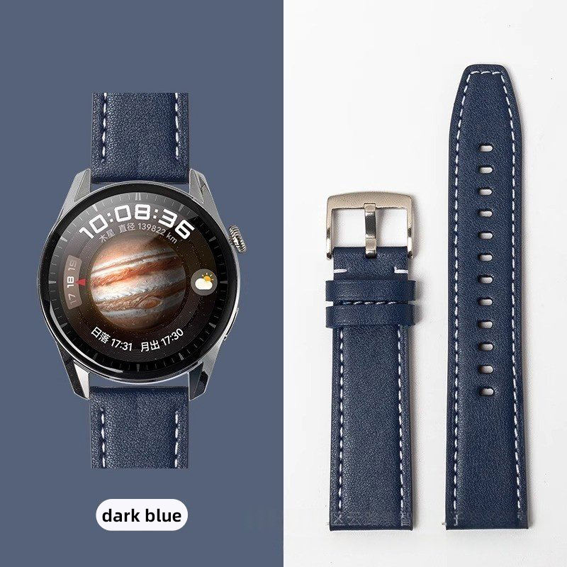 Blue with Silver Buckle