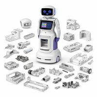 Präzisions-Aluminium-CNC-Drehteil B221 Aluminiumlegierung China Kundenspezifische CNC-Bearbeitungsfabrik für Serviceroboter-Teile