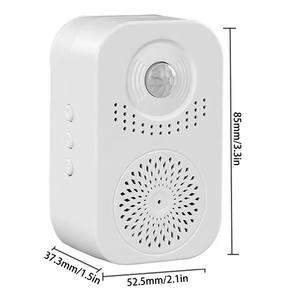 Altavoz con Inducción Infrarroja y Recordatorio por Voz, Reproductor de Audio MP3 Antirrobo, Avisador de Bienvenida con Voz, Grabador de Mensajes - Product Image 6