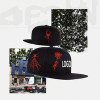 Casquette de baseball ajustée unisexe personnalisable OEM à 6 panneaux, visière plate, logo brodé 3D, style sportif, lettrage, pour image professionnelle et urbaine