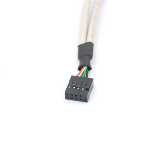 Dual Port USB Cable 9 Pin Dupont USB 2.0 Shielded Built In Host <b>Computer</b> <b>Accessory</b> - Product Image 2