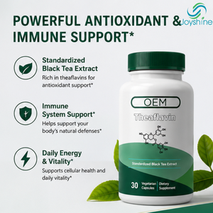 Cápsulas de Teoflavina OEM, Extracto Natural de Té Negro, Antioxidante, Reduce los Lípidos, Suplemento para la Salud Cardiovascular - Product Image 3