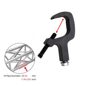 Tubo de ajuste de abrazadera Mega Truss de 1 "y 2" para tubo OD (28-52)mm Abrazadera de iluminación de escenario, abrazadera de tubo de poste de montaje de gancho de aluminio - Product Image 4